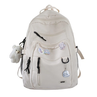 Double-Deck Waterproof School Backpack with 15-20 Litres Capacity, Multiple Pockets, Available in 4 Colors