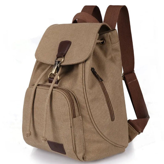 Drew Vintage Canvas Backpack | Durable Cotton, Versatile Travel Companion