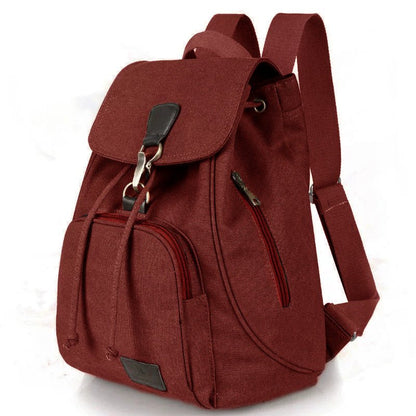 Drew Vintage Canvas Backpack | Durable Cotton, Versatile Travel Companion