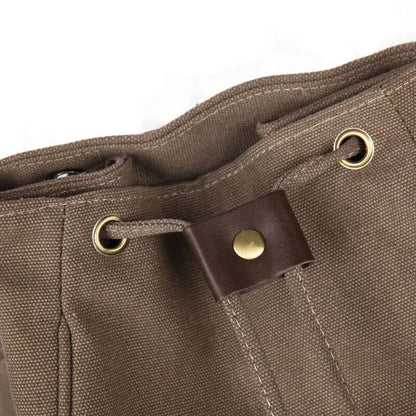 Drew Vintage Canvas Backpack | Durable Cotton, Versatile Travel Companion