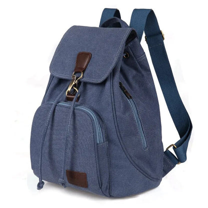 Drew Vintage Canvas Backpack | Durable Cotton, Versatile Travel Companion