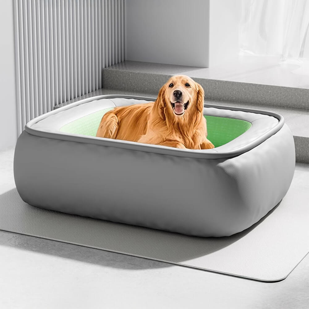 Waterproof Resistant Synthetic Leather Dog Bed With Four Sizes