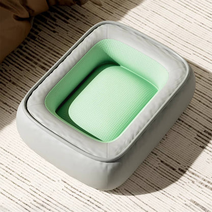 Waterproof Resistant Synthetic Leather Dog Bed With Four Sizes