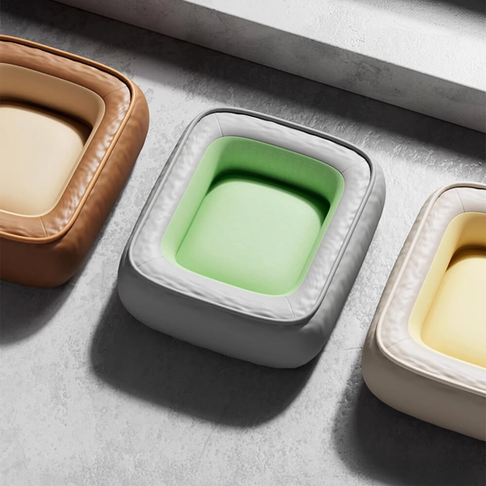 Waterproof Resistant Synthetic Leather Dog Bed With Four Sizes