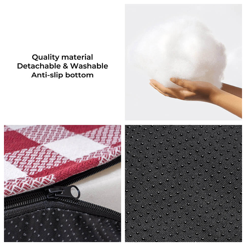 Anti Anxiety Dog Bed – Cozy Plush Calming Sofa with Ergonomic Foam