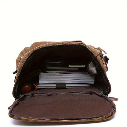 Lupo Men’s Vintage Style Waterproof Backpack