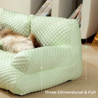 Ice Silk Cooling Pet Bed – Breathable Summer