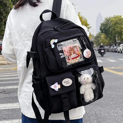 Aesthetic Kawaii School Backpack for Teen Girls