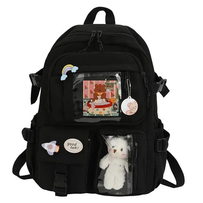 Aesthetic Kawaii School Backpack for Teen Girls