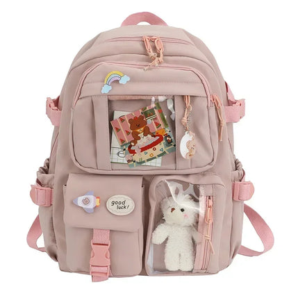 Aesthetic Kawaii School Backpack for Teen Girls