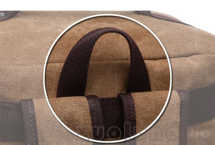 Lavi Vintage Canvas Travel Backpack | Water-Resistant, 36-55L Capacity