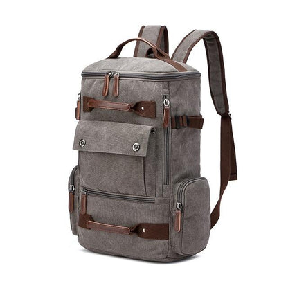 Lavi Vintage Canvas Travel Backpack | Water-Resistant, 36-55L Capacity