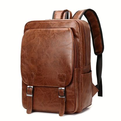 Valento Waterproof Leather Work Backpack for Men