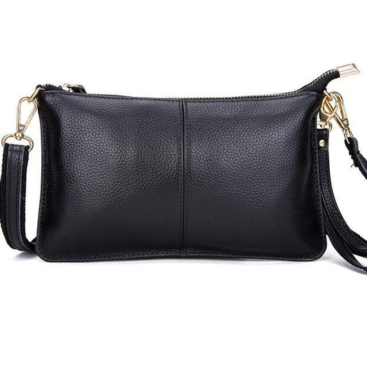 Small Leather Tote Handbag