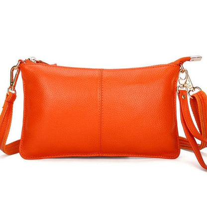 Small Leather Tote Handbag