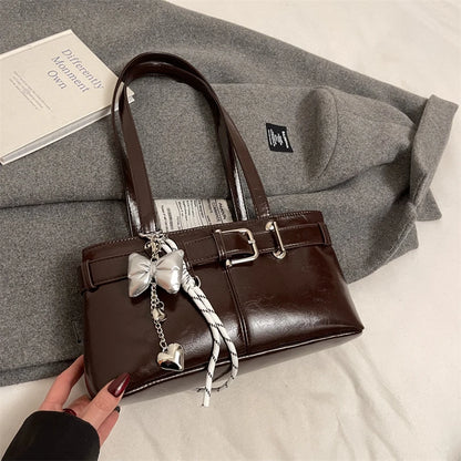 Elegant Women’s Handbag with Belt Buckle