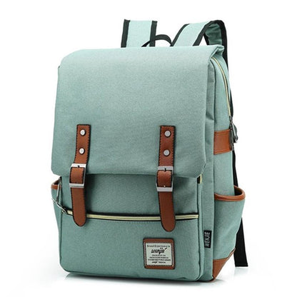 Vintage Oxford Laptop Backpack for Travel