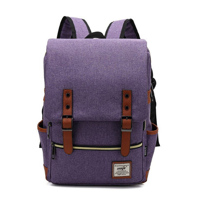 Vintage Oxford Laptop Backpack for Travel