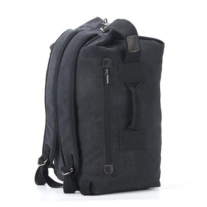 Military Style Canvas Duffel Backpack