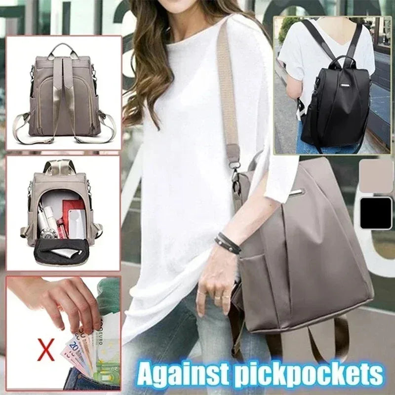 Nola Women's Backpack | Waterproof Nylon, Multi-Functional Travel & Work