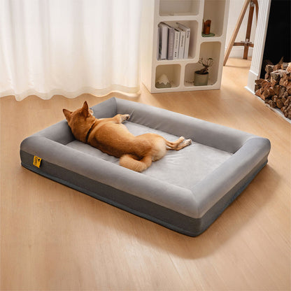 Orthopedic Dog Bed – Suede Velvet Lounger