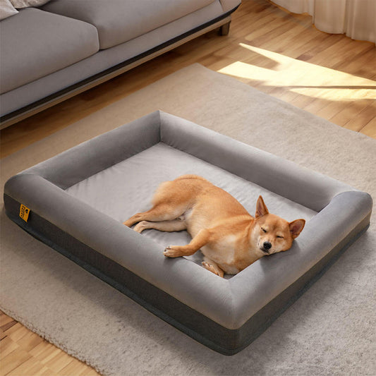 Orthopedic Dog Bed – Suede Velvet Lounger