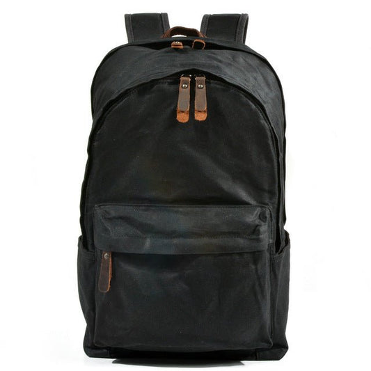Retro Grunge Backpack | Wax Canvas, Vintage Design