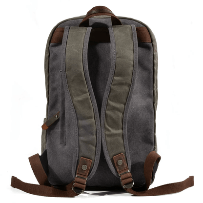 Retro Grunge Backpack | Wax Canvas, Vintage Design