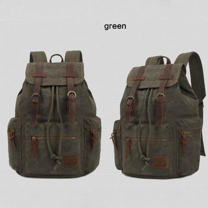 Rugged Vintage Canvas Backpack | 20L Capacity, Classic Style