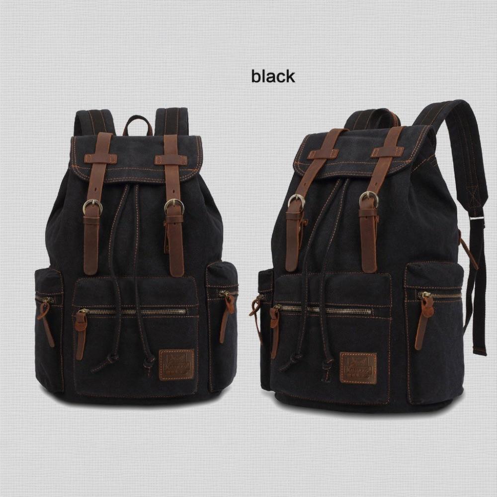 Rugged Vintage Canvas Backpack | 20L Capacity, Classic Style