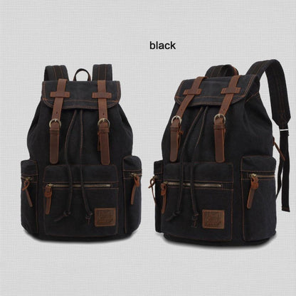 Rugged Vintage Canvas Backpack | 20L Capacity, Classic Style