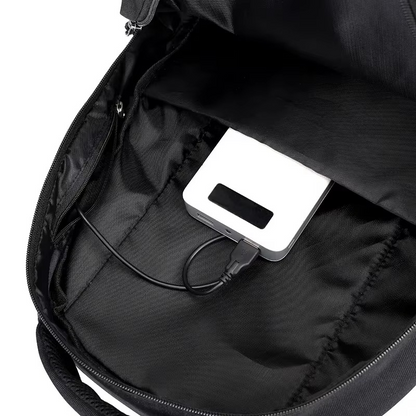 Men’s Large Capacity Canvas Travel School Backpack