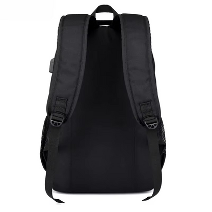 Men’s Large Capacity Canvas Travel School Backpack