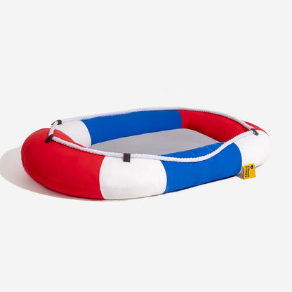 Boat Shaped Waterproof Cooling Bed For Pets With Chill Pillow