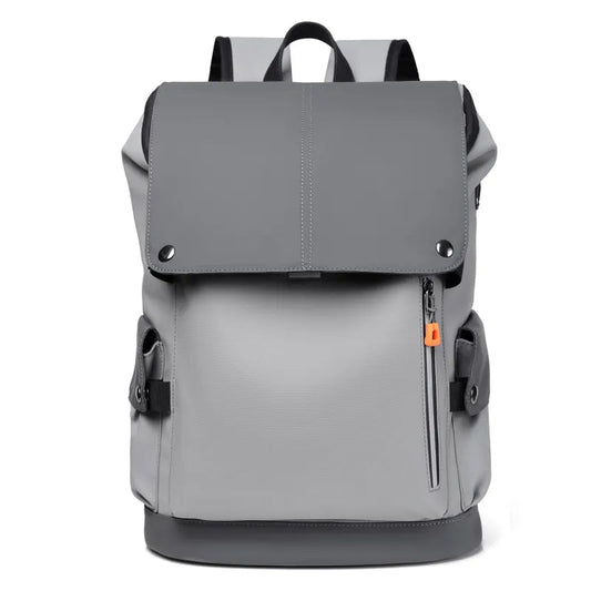 Urban Luxe Men's Backpack | Waterproof Faux Leather, 14 Laptop Compartment