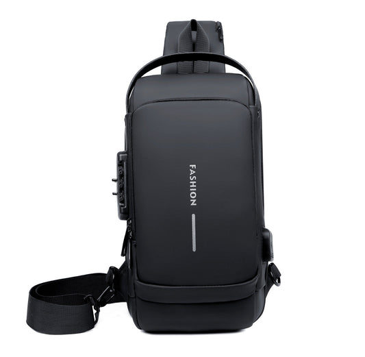 Valiant Men's Crossbody Bag | Anti-Theft Waterproof Oxford Fabric