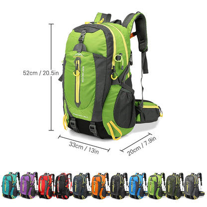 Compact 40L Waterproof Travel Backpack