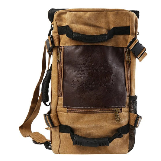 Vico Men's Travel Backpack | Durable Canvas, Spacious Bucket Design