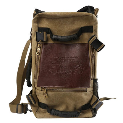 Vico Men's Travel Backpack | Durable Canvas, Spacious Bucket Design