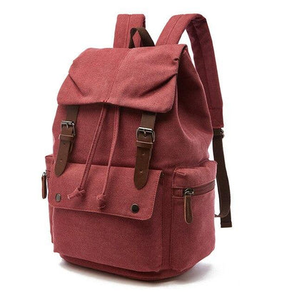 Vintage Canvas Travel Backpack with Large Capacity and Multiple Pockets – Durable Rucksack for Outdoor Adventures 7