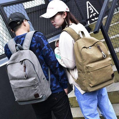 Vivid Students & Travelers Rucksack | Multi-Pocket Canvas, Stylish & Practical