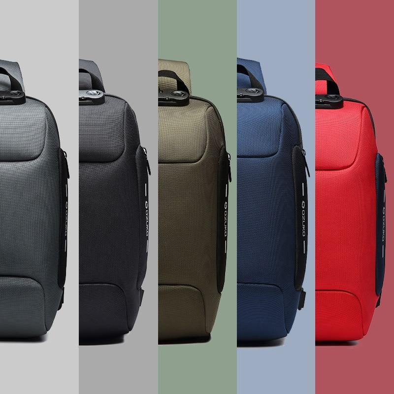 Waterproof Anti-Theft Crossbody Backpack with USB Charging – Slim Design for Daily Use, Multiple Pockets, Adjustable Straps