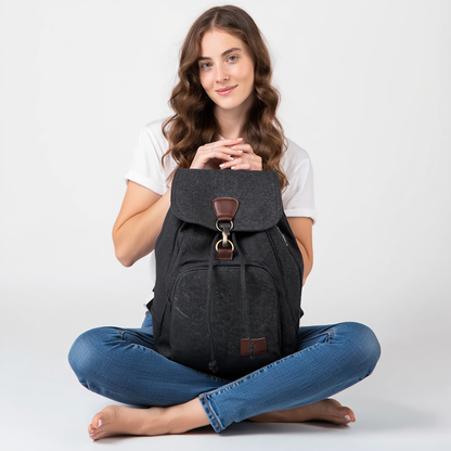 Classic Canvas Backpack – Vintage Travel Style