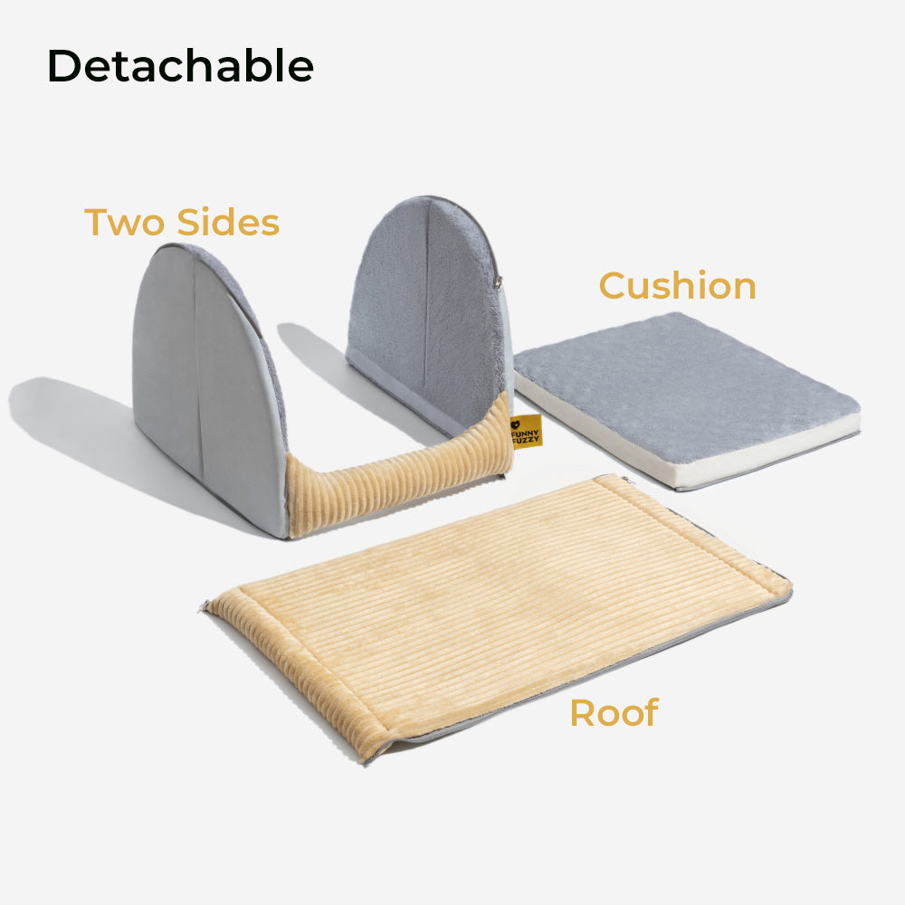 Warm Enclosed Dog Tent – Large cozy bed