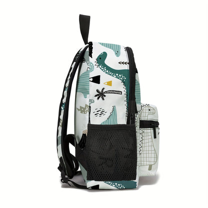 Boys Green Dinosaur Backpack for School