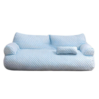 Ice Silk Cooling Pet Bed – Breathable Summer