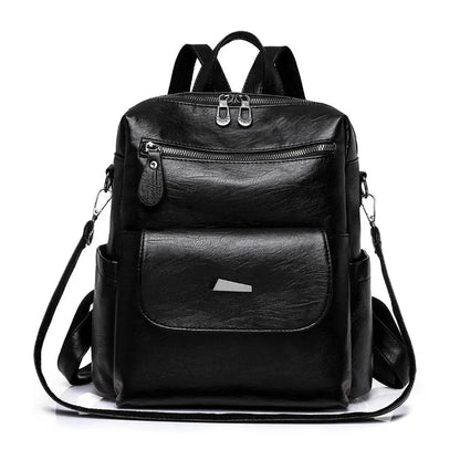 Vintage Women’s Vegan-Leather Backpack