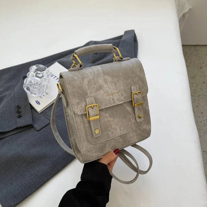Women’s Vegan Suede Shoulder Bag