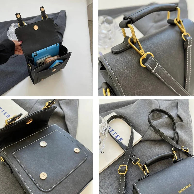 Women’s Vegan Suede Shoulder Bag